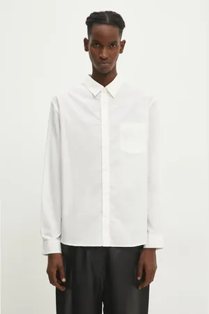 A.P.C. Camicia in cotone Chemise Clement uomo colore COEVD-H12512