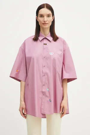 MARTINE ROSE Camicia in cotone Boxy Wrap donna colore 440WS22604
