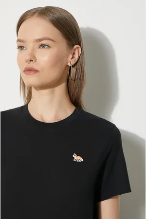 Maison Kitsuné T-shirt in cotone Baby Fox Patch Regular Tee Shirt donna colore MW00110KJ0008