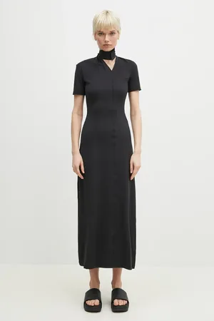 Y-3 Vestito Fitted Neck Closure Dress colore JI7088