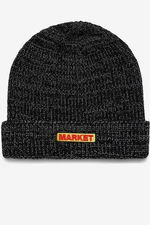 MARKET Berretto Reflective Bar Logo Beanie