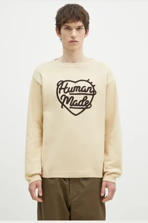 HUMAN MADE Maglione in misto lana Heart Knit Sweater uomo colore HM28CS018