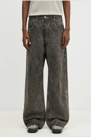 Rick Owens Rick Owens pantaloni in cotone Geth Jeans colore DU02D2351.MO