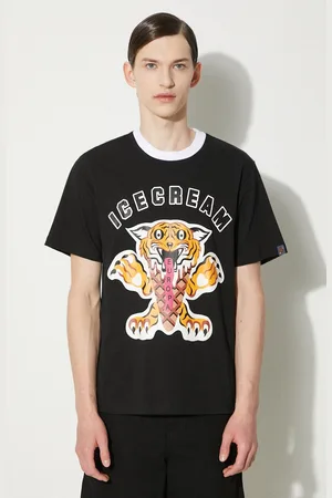 ICECREAM T-shirt in cotone Tiger uomo colore IC24237
