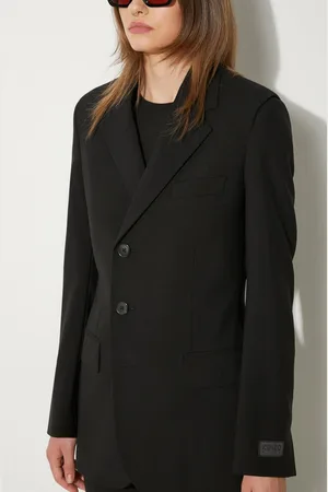 Kenzo Giacca in lana Virgin Wool Waisted Blazer colore FE62VE2549GE.99
