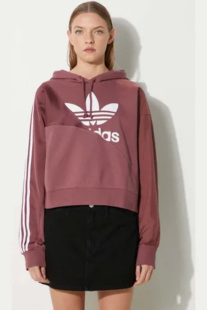 adidas Felpa in cotone Split Trefoil