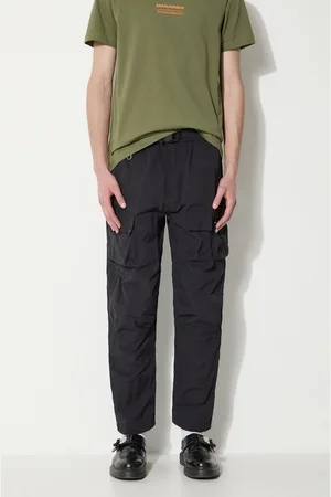 Maharishi Pantaloni Veg Dyed Cargo Track Pants Japanese uomo colore 5040.BLACK