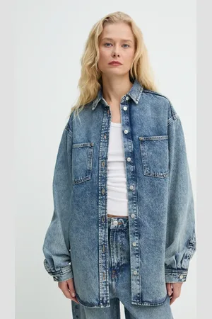 Samsøe Samsøe Camicia di jeans SAELEANORI donna colore F24400120