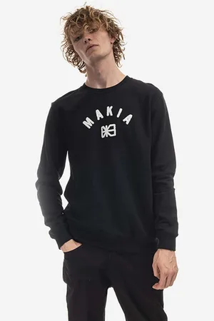 Makia Felpa in cotone uomo Bluza Brand