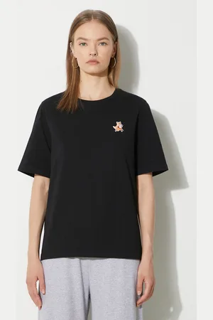 Maison Kitsuné T-shirt in cotone Speedy Fox Patch Comfort Tee Shirt donna colore MW00119KJ0008