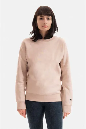 Champion Felpa in cotone Crewneck Sweatshirt donna