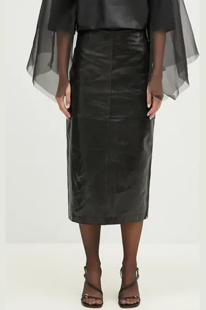 Sportmax Gonna in pelle Bairo colore 2422406012600