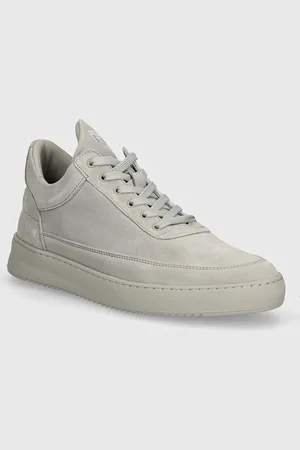 Filling pieces Sneakers in camoscio Low Top Suede All Grey colore 10122791783
