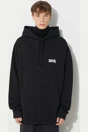 MARCELO BURLON Felpa in cotone Disco God uomo