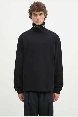 Pleasures Top a maniche lunghe in cotone Satisfaction Turtleneck colore P24W026