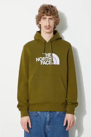 The North Face Felpa in cotone M Drew Peak Pullover Hoodie uomo colore con cappuccio con applicazione NF00AHJYPIB1