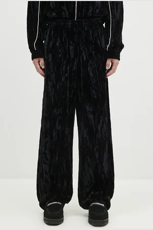 MARTINE ROSE Pantaloni da tuta in velluto Wide Leg Trackpant colore 165WF04001