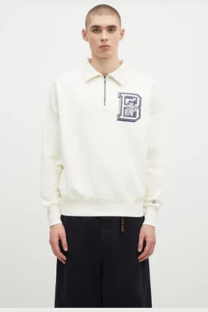 Billionaire Boys Club Felpa in cotone College Quarter Zip uomo colore B24343