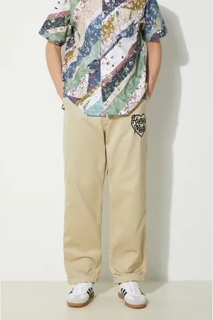 HUMAN MADE Pantaloni in cotone Chino Pants colore HM27PT006