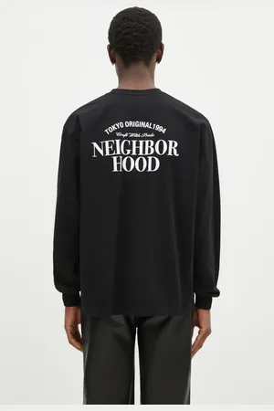 NEIGHBORHOOD Top a maniche lunghe in cotone colore 242PCNH.LT02