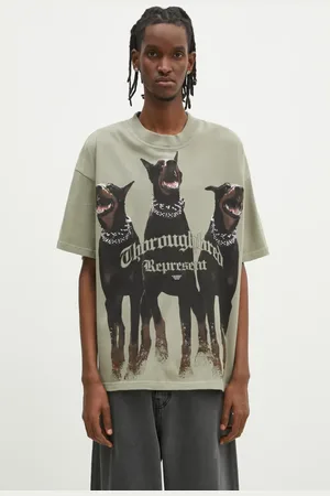 Represent T-shirt in cotone Thoroughbred uomo colore MLM41135.066