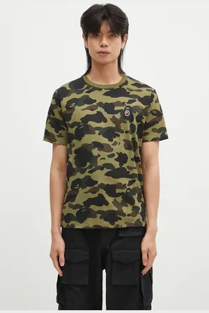 A Bathing Ape T-shirt in cotone 1ST CAMO ONE POINT TEE uomo colore 1K80109006