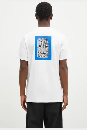 WoodWood T-shirt in cotone Mela Mask GOTS uomo colore 12432503.2106