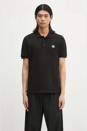 Kenzo Polo in cotone Happy Tiger uomo colore FF55PO5434PU.99J