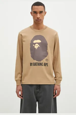 A Bathing Ape Top a maniche lunghe in cotone By Bathing Ape Longsleeve colore 1K80111015