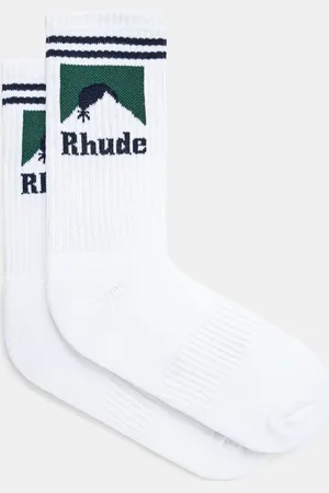 Rhude Calzini Striped Moonlight uomo colore RHPS25SO04117