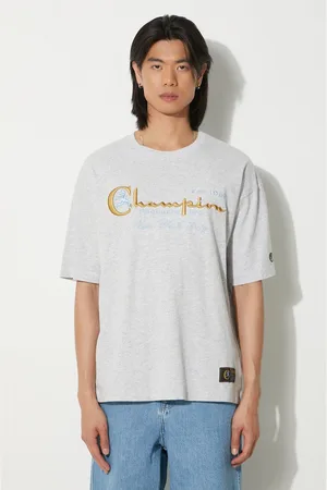 Champion T-shirt in cotone uomo colore con applicazione 219998