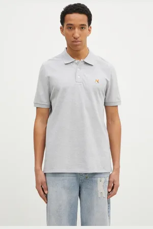 Maison Kitsuné Polo in cotone Fox Head Patch Regular Polo colore con applicazione LM00208KJ7002