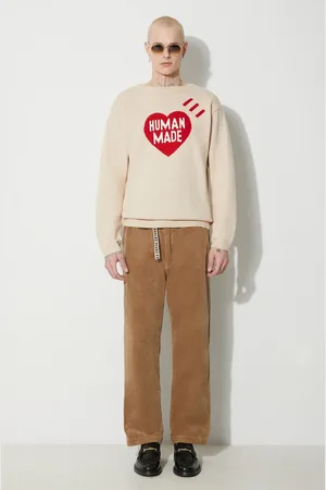 HUMAN MADE Maglione in misto lana Heart Knit Sweater uomo colore HM26CS030