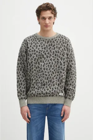 Wacko Maria Maglione in lana Leopard Mohair uomo colore 24FW-WMK-KN11