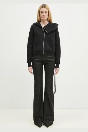 Rick Owens Rick Owens felpa in cotone Mountain donna colore con cappuccio DS01E3247.F