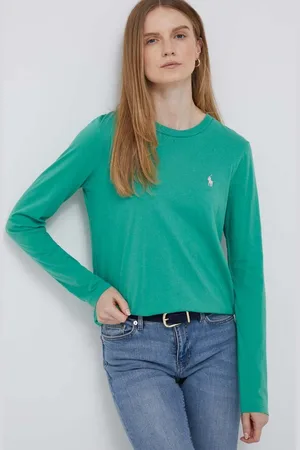Ralph Lauren Top a maniche lunghe in cotone colore 211898699