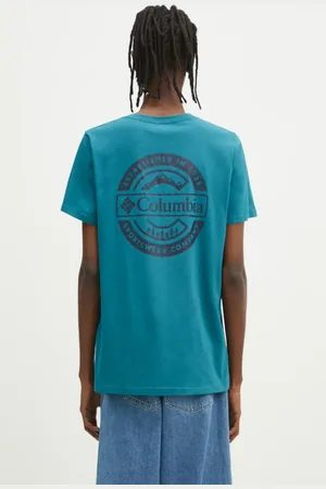 Columbia T-shirt in cotone Rapid Ridge uomo colore 1934824