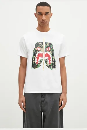 A Bathing Ape T-shirt in cotone Abc Camo Tiger uomo colore 1K80110008