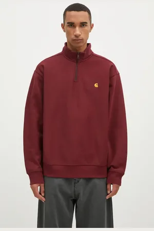Carhartt Felpa Half Zip American Script Sweat uomo colore I027014.2BYXX
