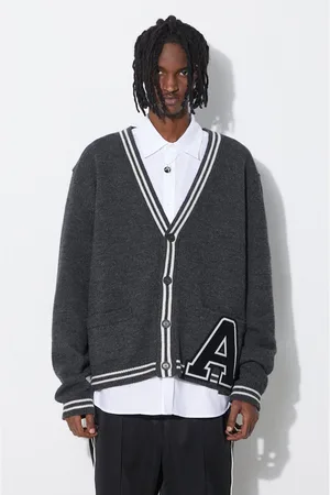 AMBUSH Cardigan in lana A Patch Knit Cardigan colore BMHB003S24KNI