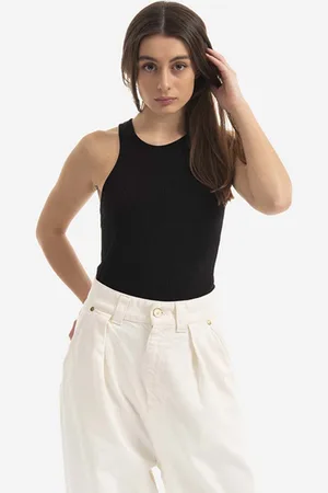 TOM WOOD Top Rib Tank Top donna