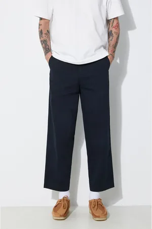 Fred Perry Pantaloni in cotone Straight Leg Twill Trouser colore T6530.608