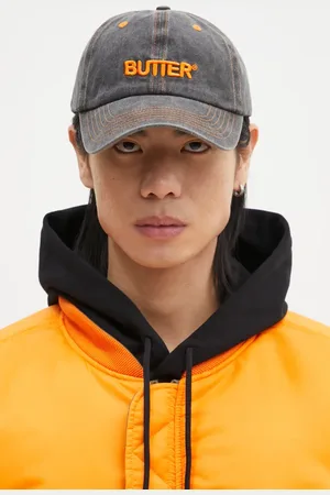 Butter Goods Cappelo con visiera jeans Rounded Logo 6 Panel Cap colore con applicazione BG243807