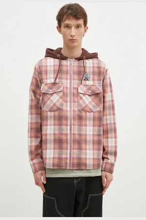ICECREAM Camicia in misto lana Hooded Flannel Zip Through colore IC24435