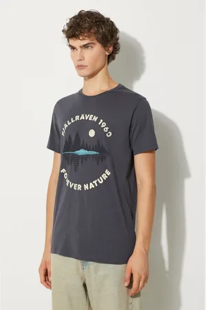 Fjällräven T-shirt in cotone Forest Mirror F87220