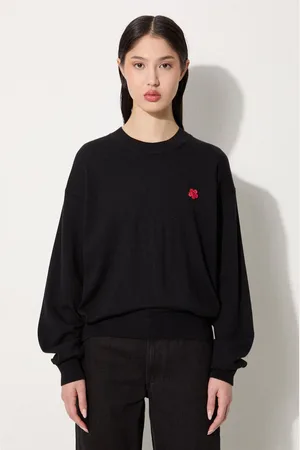 Kenzo Maglione in lana Rws Boke Crest Jumper donna colore FE62PU4893LB.99J