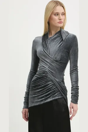 Rick Owens Camicia in velluto colore LI02D5203VST
