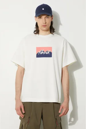 Nanga T-shirt × Jerry Ukai Eco Hybrid Logo Tee uomo colore NW2411.1G805.C
