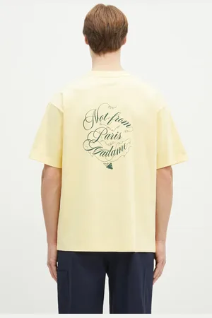 Drôle de Monsieur T-shirt in cotone Le T-Shirt Slogan Vignes uomo colore F-TS226-CO002-BAN