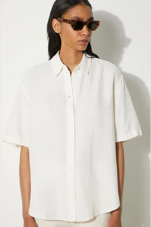 Samsøe Samsøe Camicia di lino Salarika colore F24200081